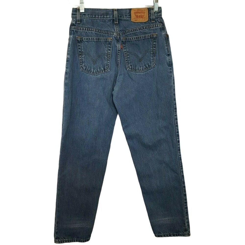 Levi's 550 Womens Vintage Jeans 10 M High Rise Relaxed Fit Tapered Leg  28/30 - Picture 6 of 12